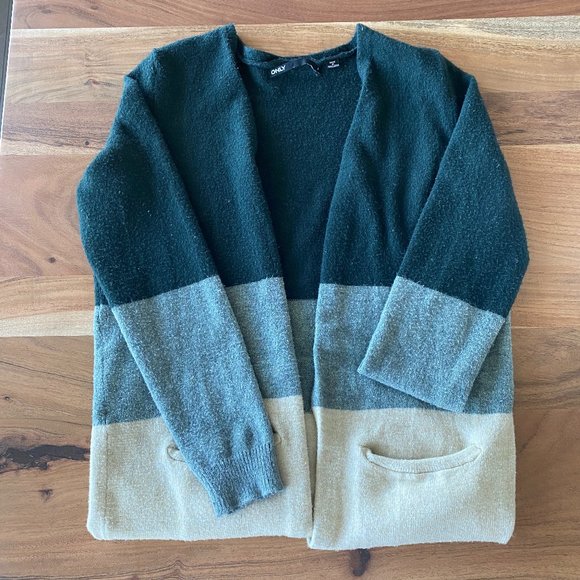 ONLY COLOUR BLOCK CARDIGAN - Picture 1 of 6